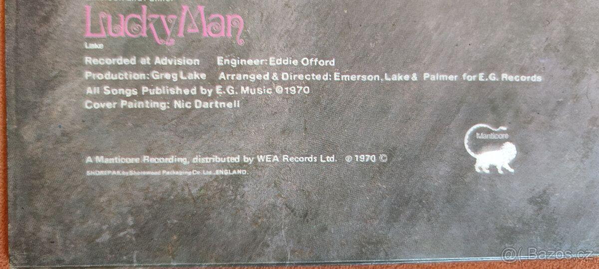 ELP The Barbarian vinyl - 3