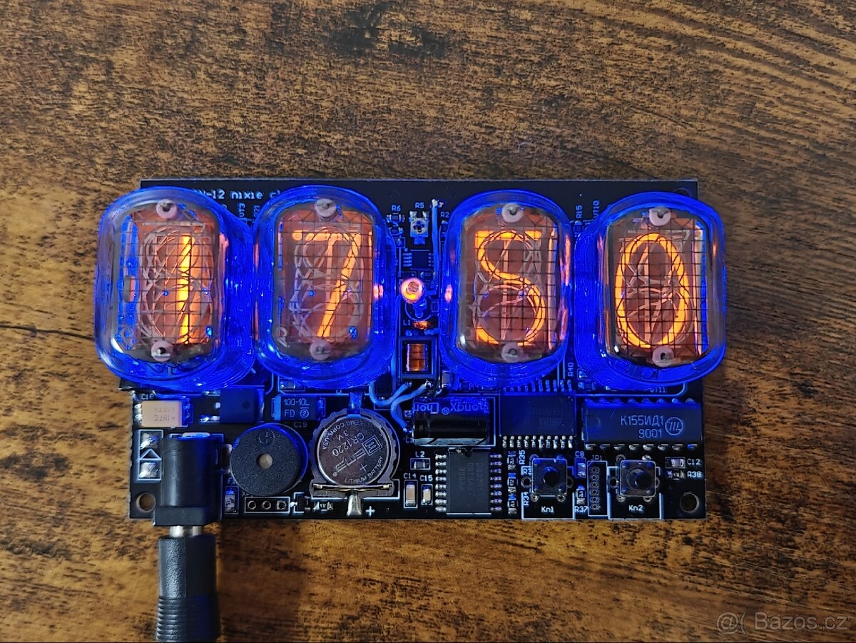 Modul digitronových hodin 4x IN12 - 3