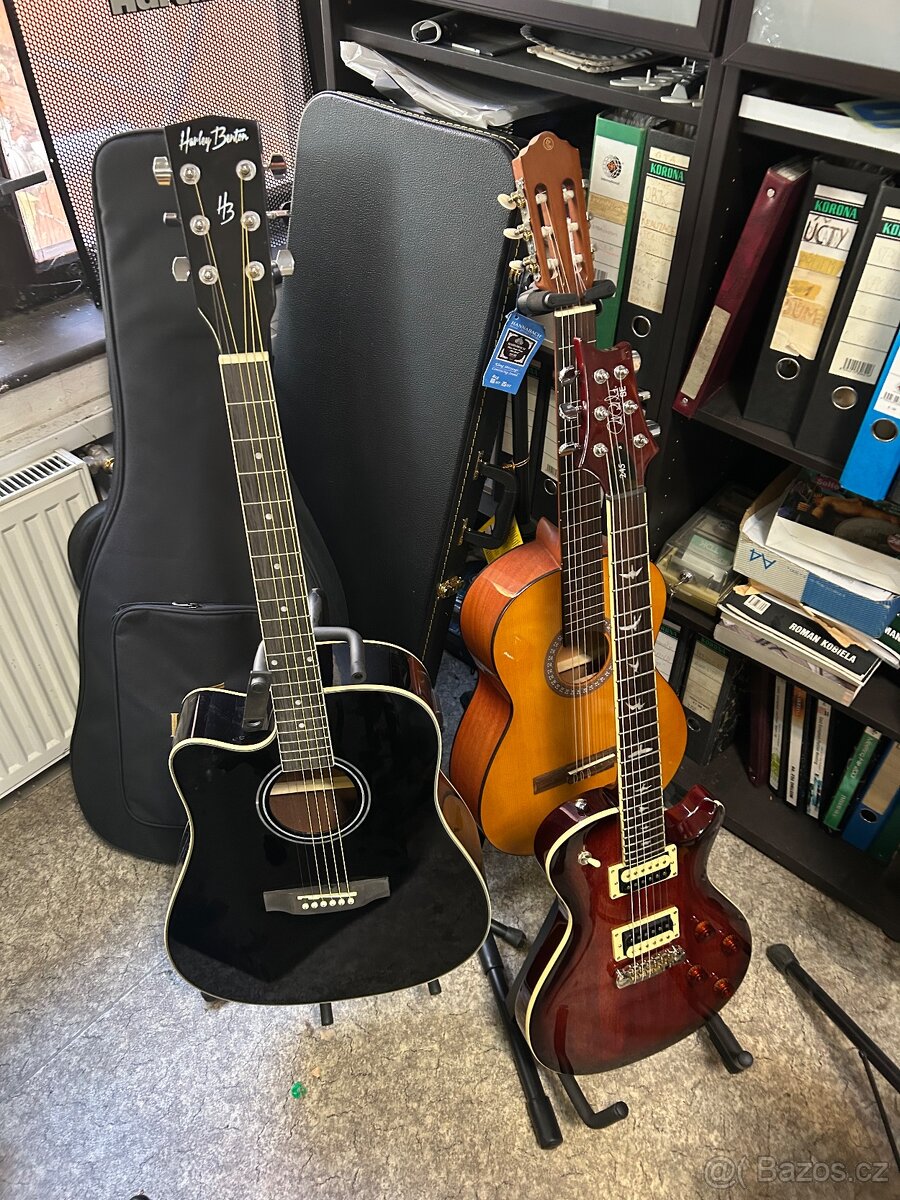 Pekne el a el. ak. Kytary PRS SE a Squier + efekty - 3