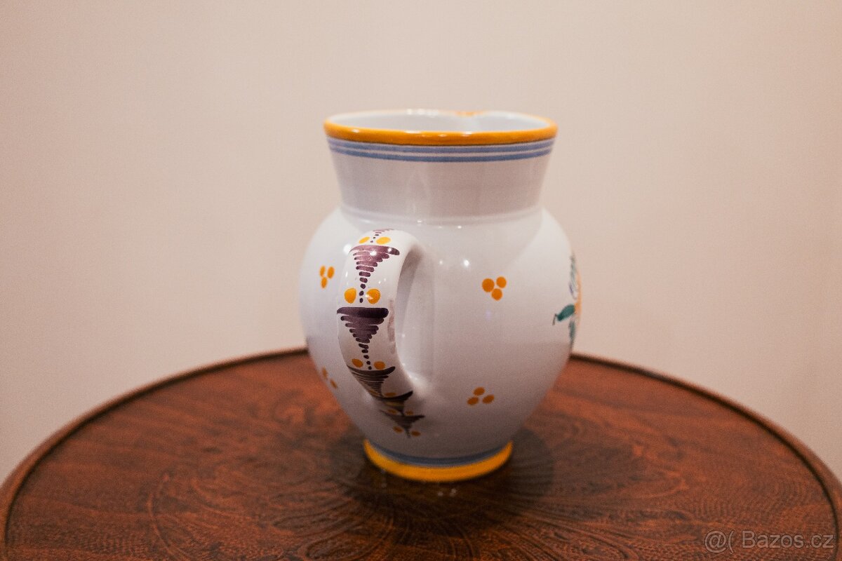 Keramický džbán modranská majolika - 3