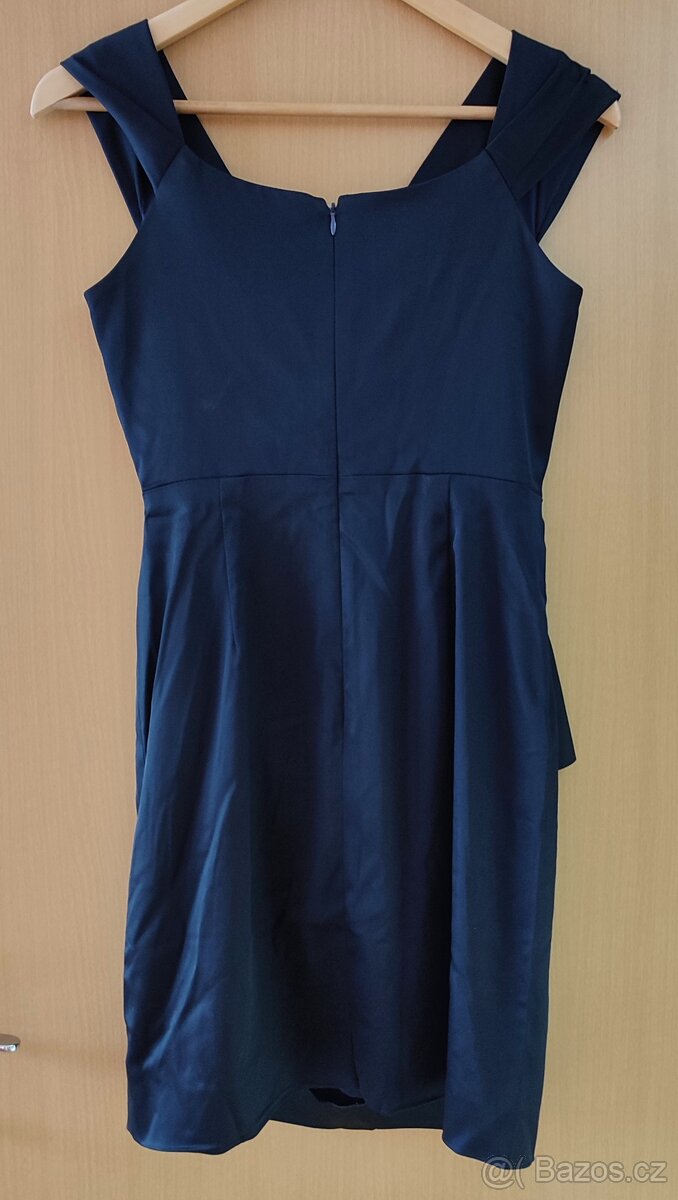 ZÁNOVNÍ elegantní saténové šaty, vel. M - 3