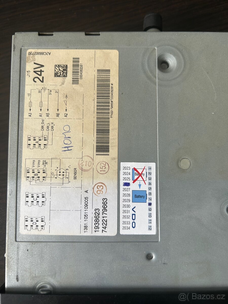 Digitální tachograf VDO + snímač - 3