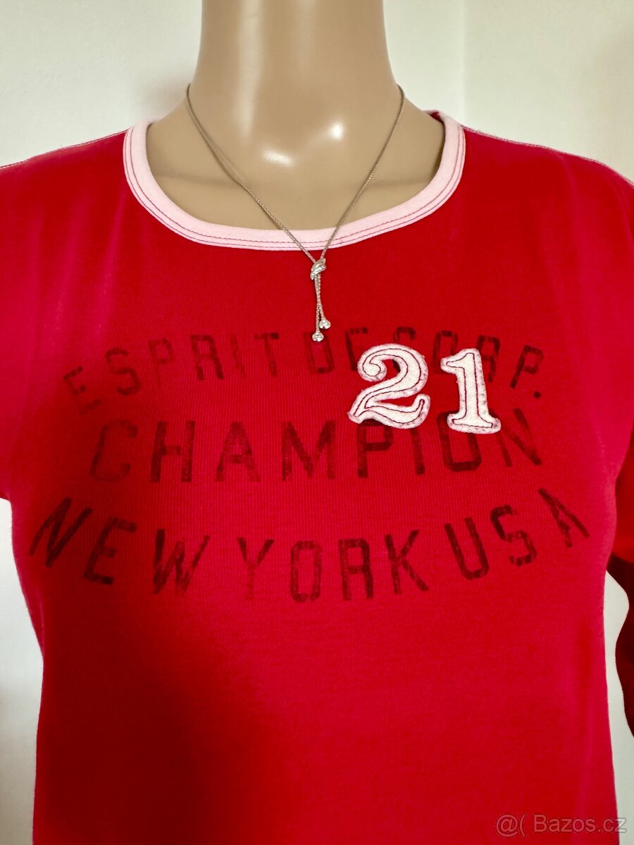 Triko s dlouhým rukávem Esprit velikost L - 3