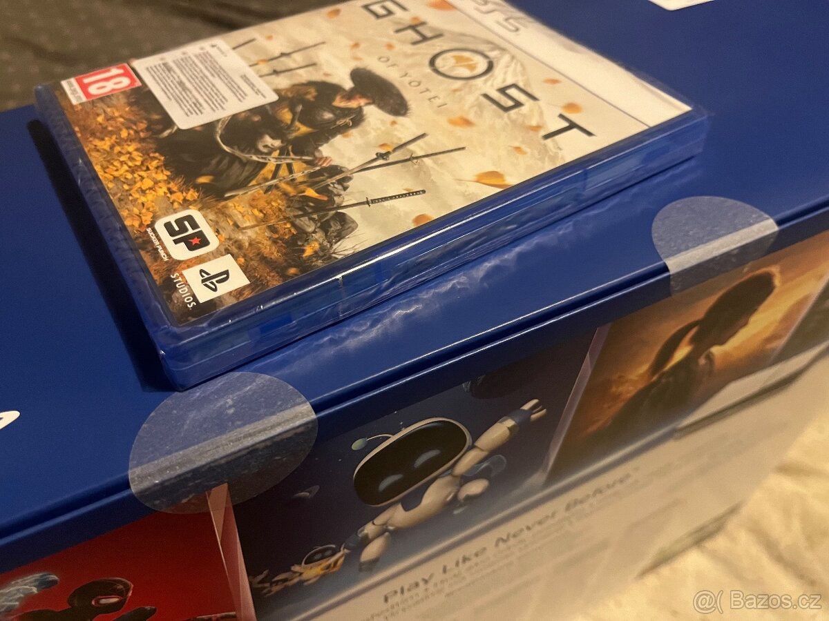 Nerozbalený Playstation 5 Slim s mechanikou + Ghost of Yotei - 3