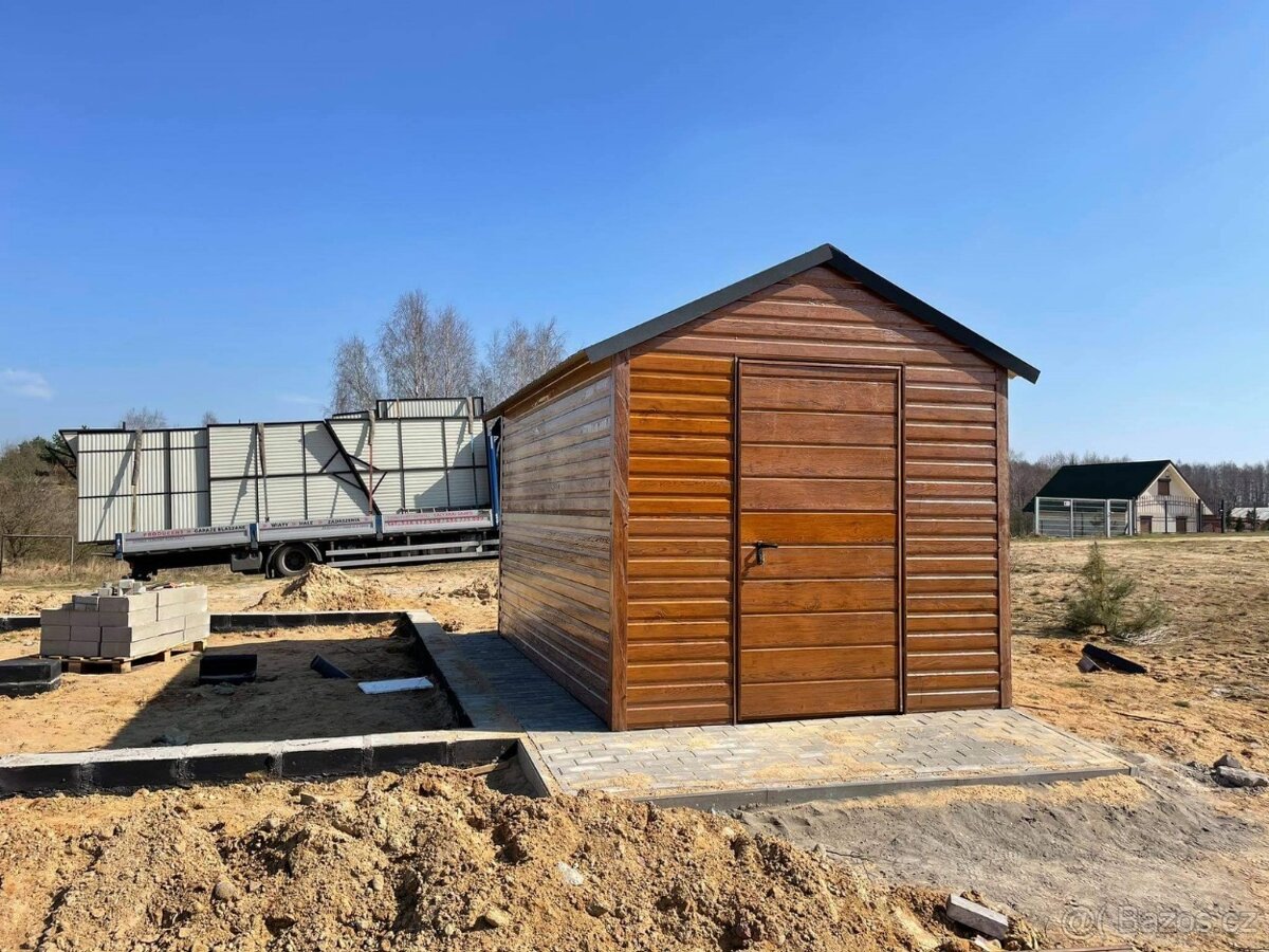 Plechová garáž 2,5x4m - 3