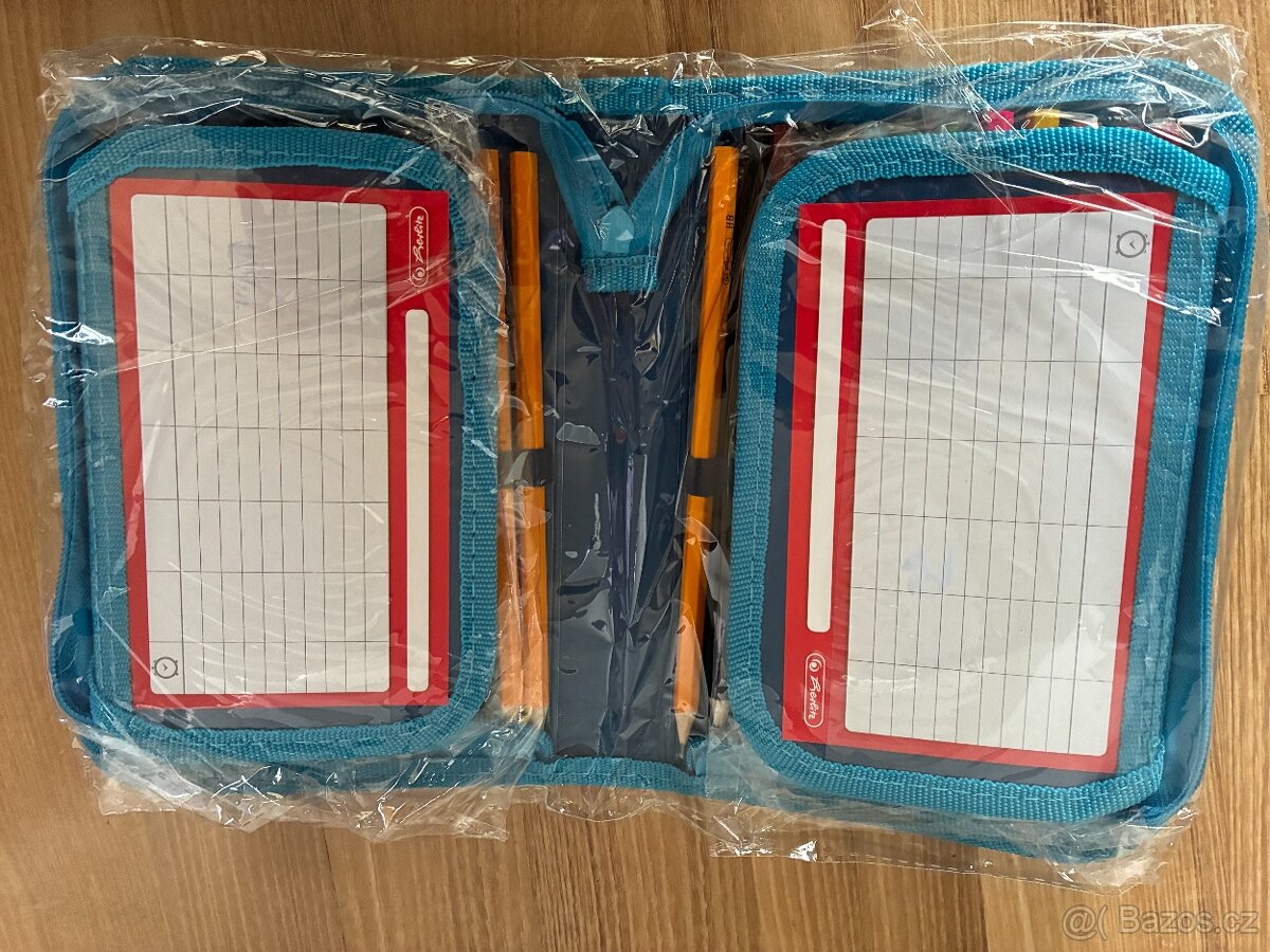 NOVÝ penál Herlitz - VYBAVENÝ 31 ČÁSTÍ - - 3