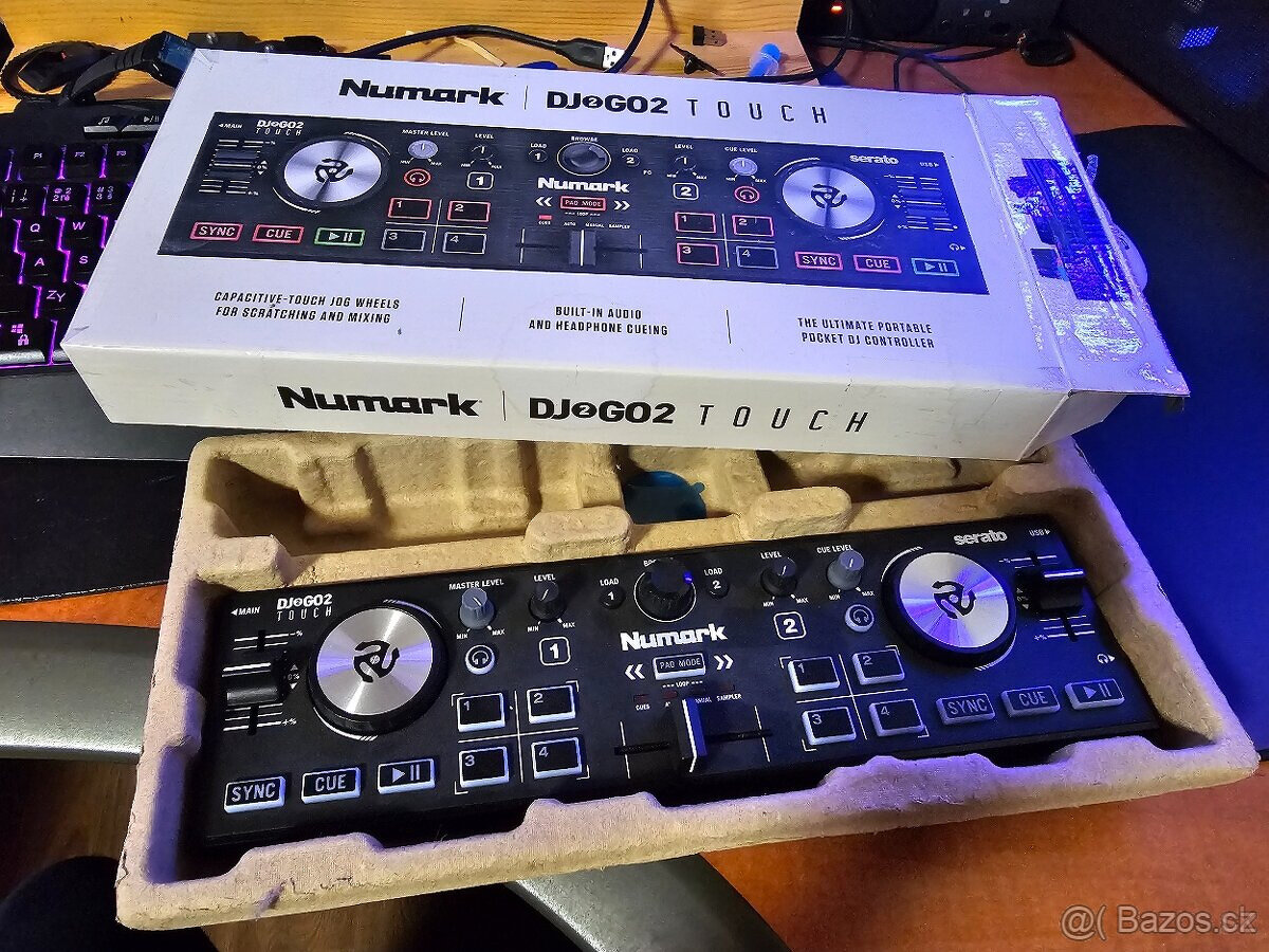Numark DJ2GO2 Touch kúpený vyskusany odložený 😃✅️‼️ - 3