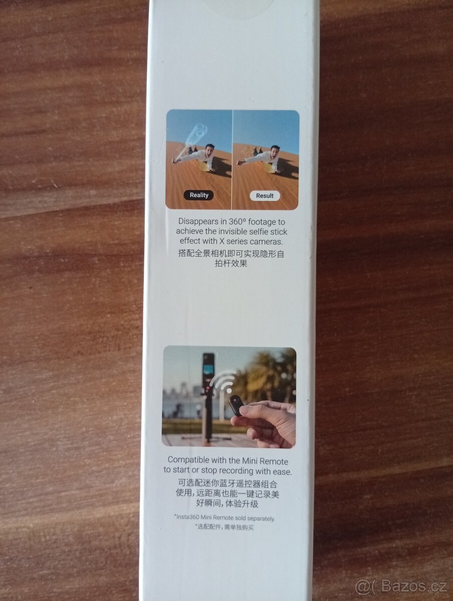 NOVÁ Selfie tyč Insta 360 - 3
