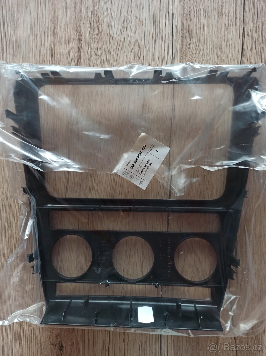 Rámeček 2DIN rádia Škoda Octavia 2 předface s aut. klimou - 3