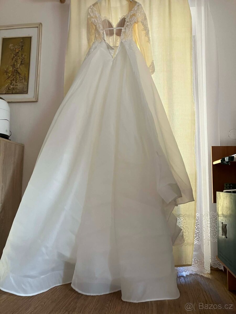 Svatební šaty 36/38 - 3