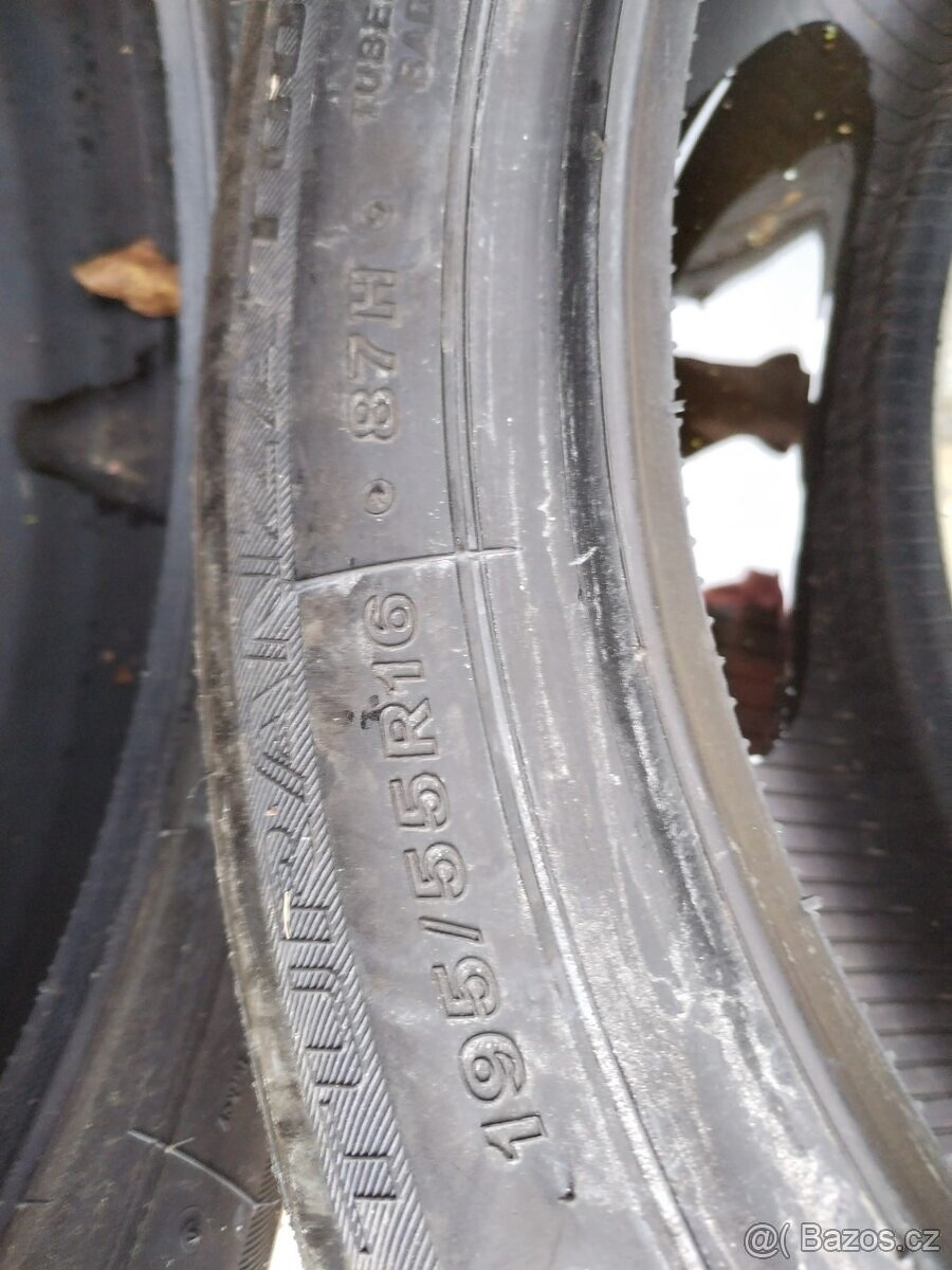 195/55/16 letní pneu CONTINENTAL a BRIDGESTONE 195/55 R16 - 3