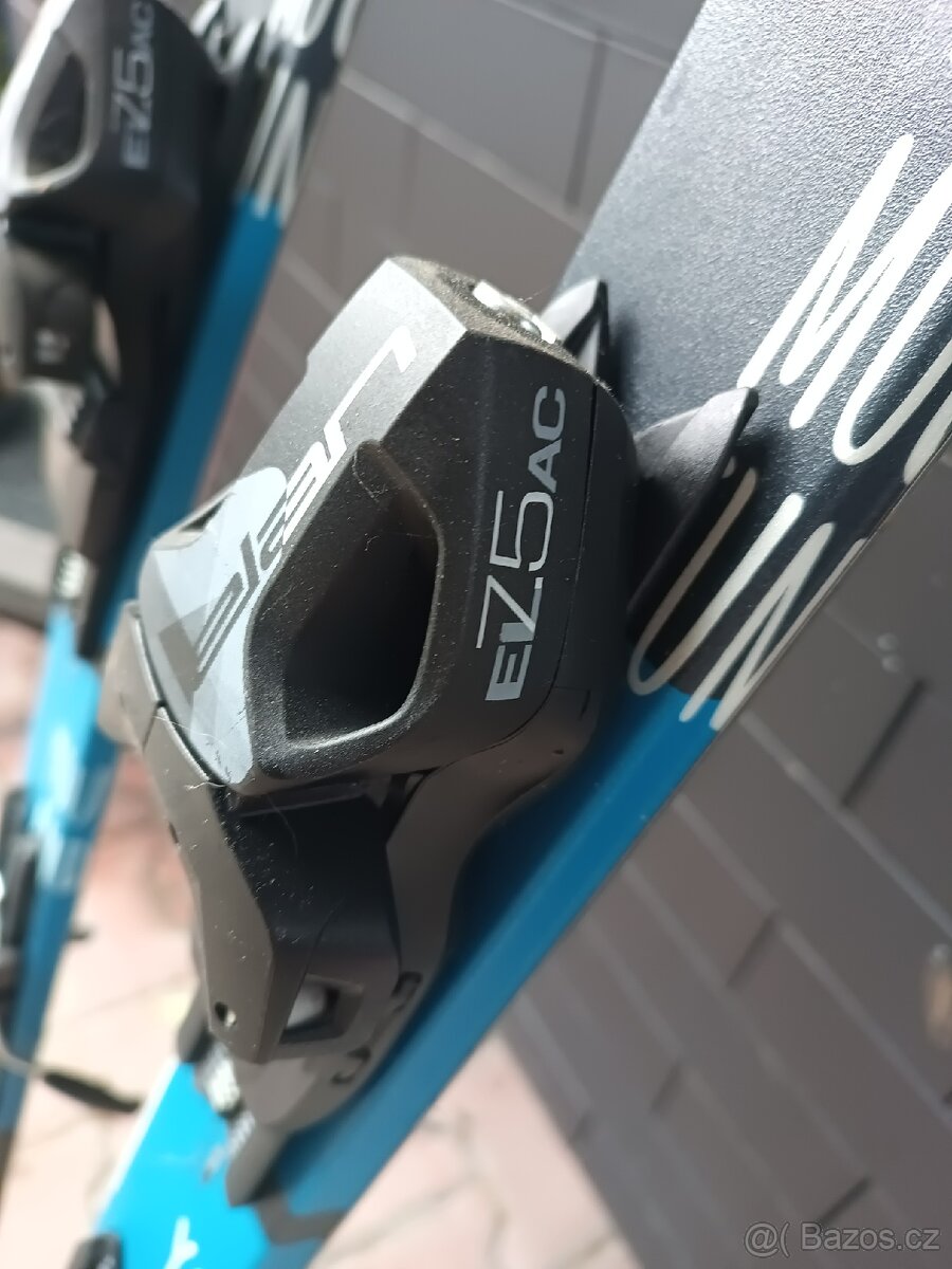 Prodám lyže Elán Pin Ball s vázáním a hůlkami - 3