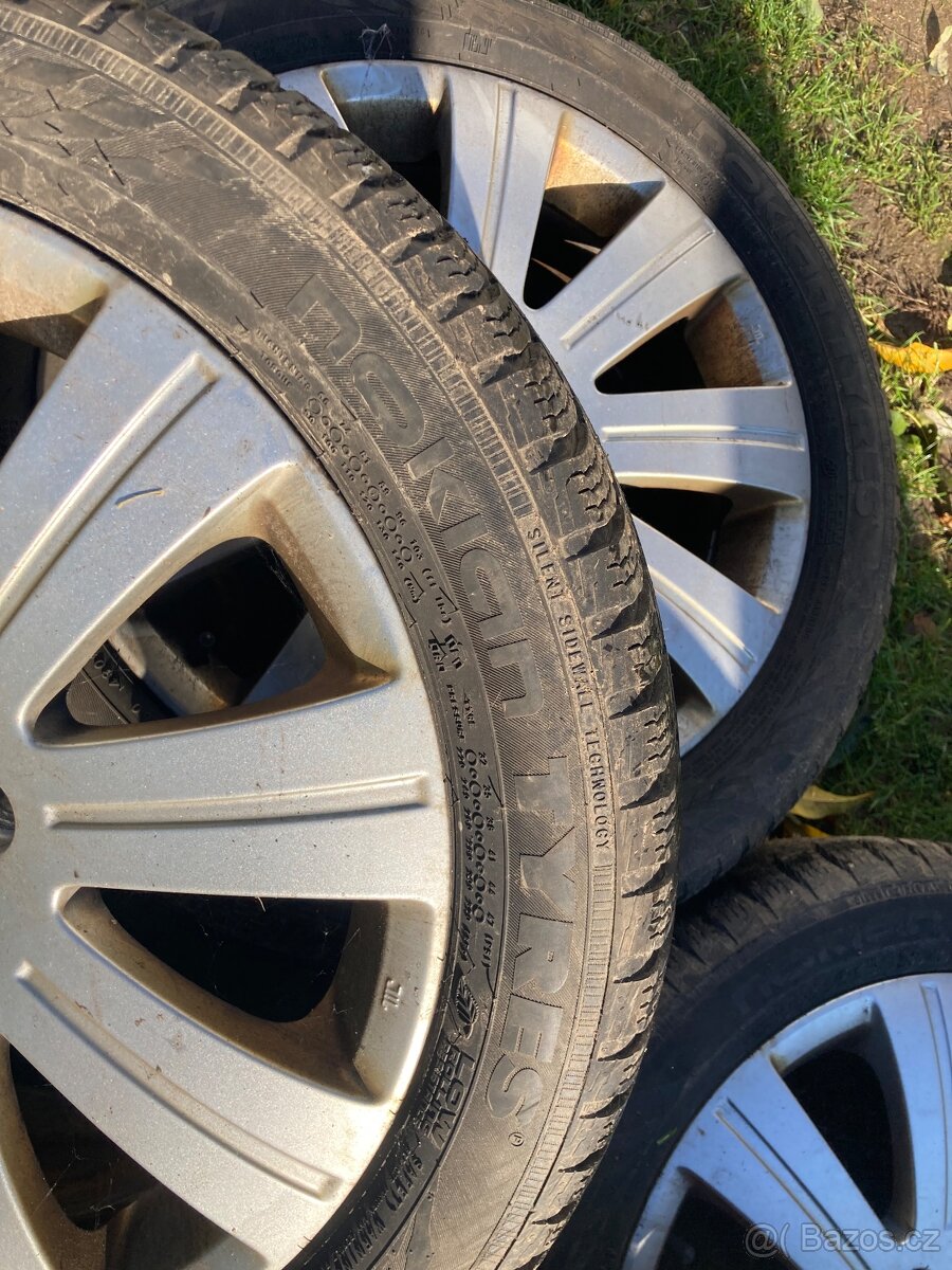 Originální zimní alu sada Škoda Superb 5x112, R17 - 3