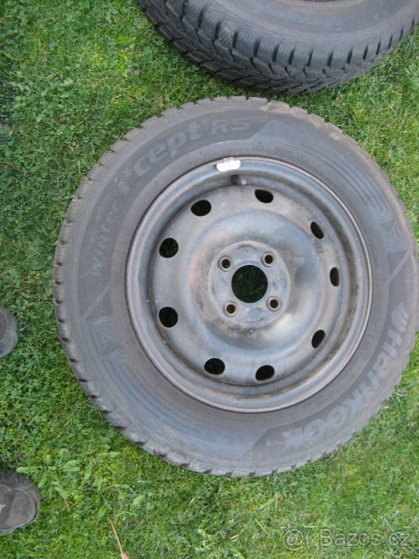 renault zimní kola + disky 14 hankook - 3