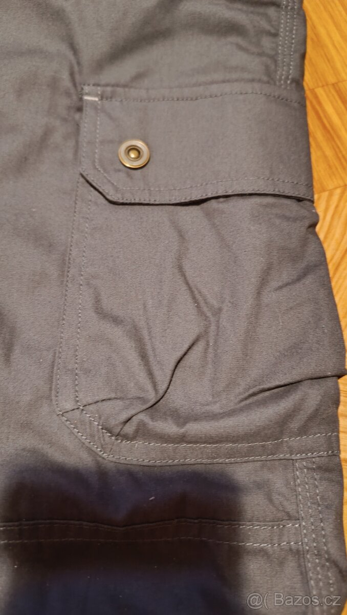 Tmavě šedé vyteplené kapsáče 162 - 3