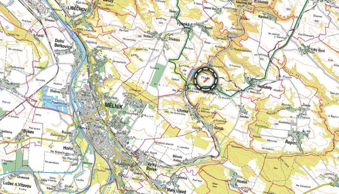 Zemědělská půda, prodej, Střemy, Mělník - 3