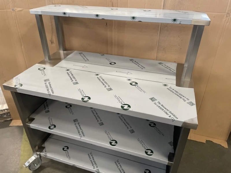 Nerezový stůl, pojízdný - 3