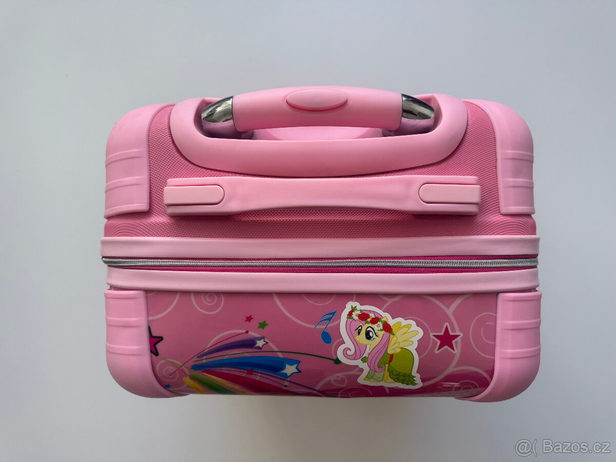 Dětský kufr růžový Angel girls 30 l - 3