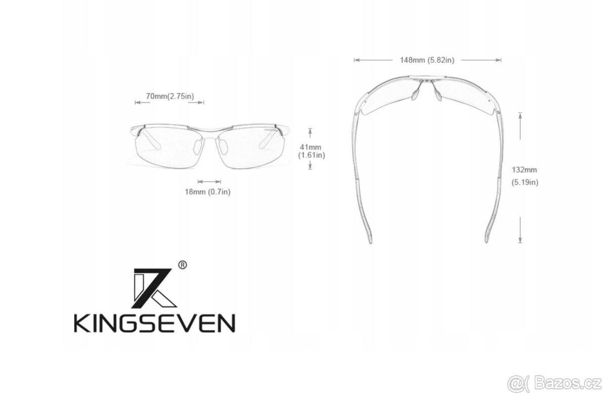 Sluneční brýle Kingseven - polarizované - 3