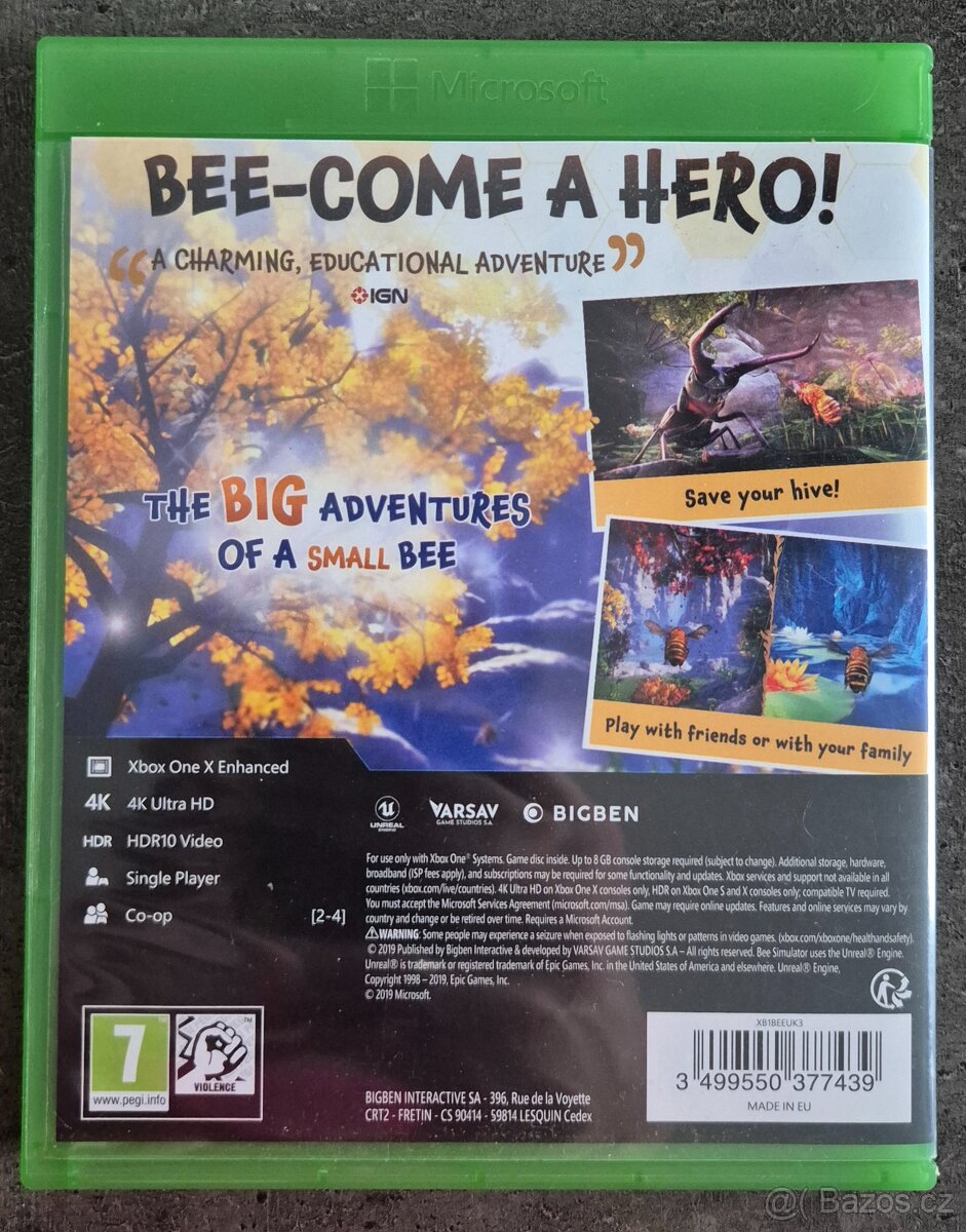 X-Box hra Bee simulator - 3