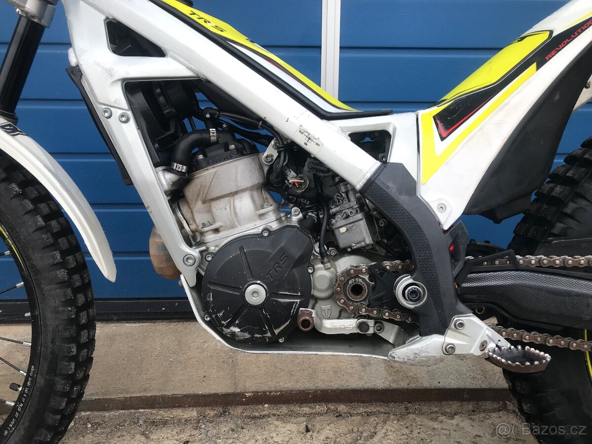 Trial moto Trs 300 one 2017 pérování po servisu