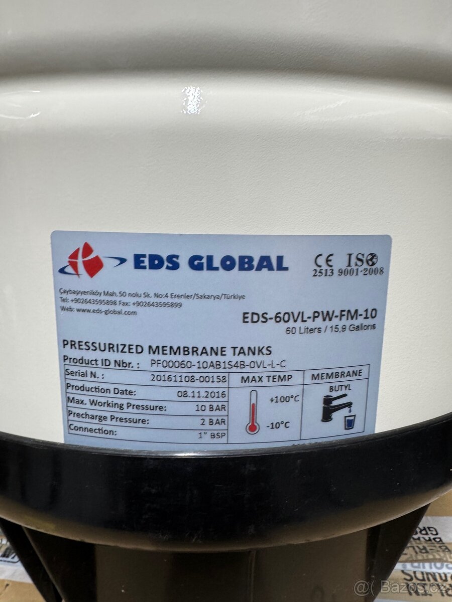 EDS Global Vertikální tlaková nádoba - 3