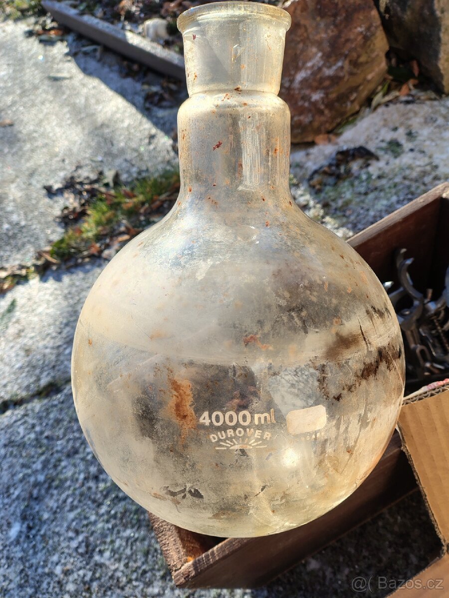 Laboratorní sklo, destilační kolona - 3