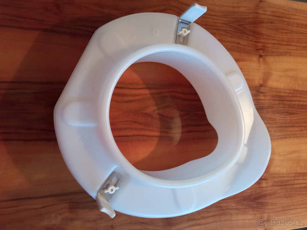 Prodám levně nástavec na WC plastový 10cm INVAMED - 3