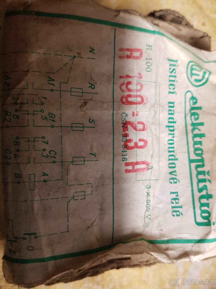 jistící nadproudové relé R100 1,8-2,8A - 3