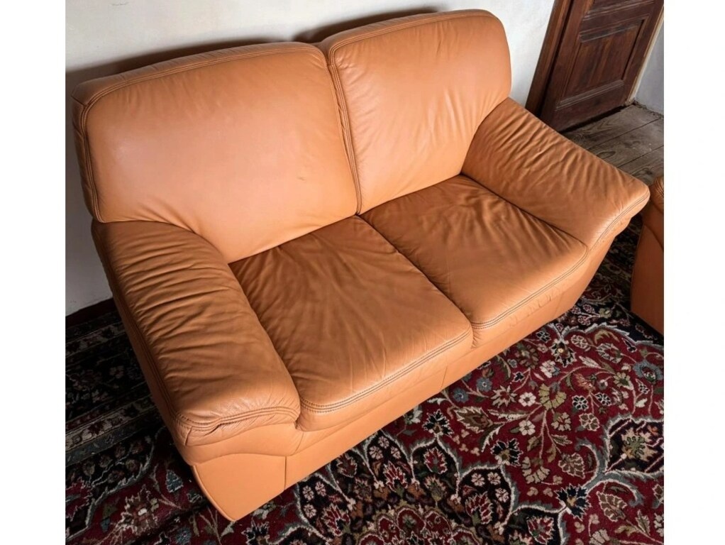 Kožená sedací souprava 2+1, 3202 - 3