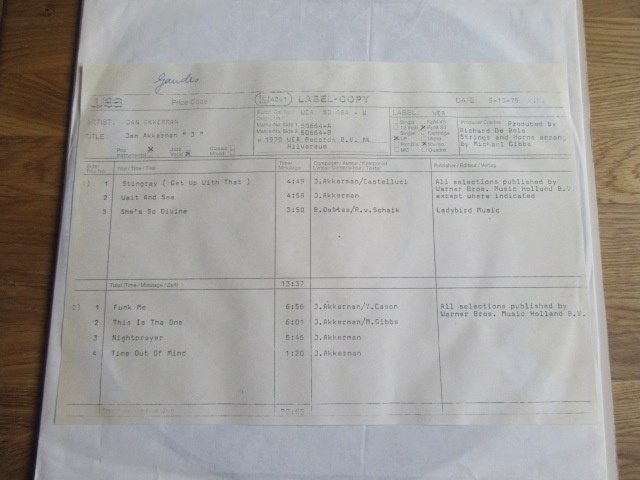 3 LP - Jan Akkerman - 3