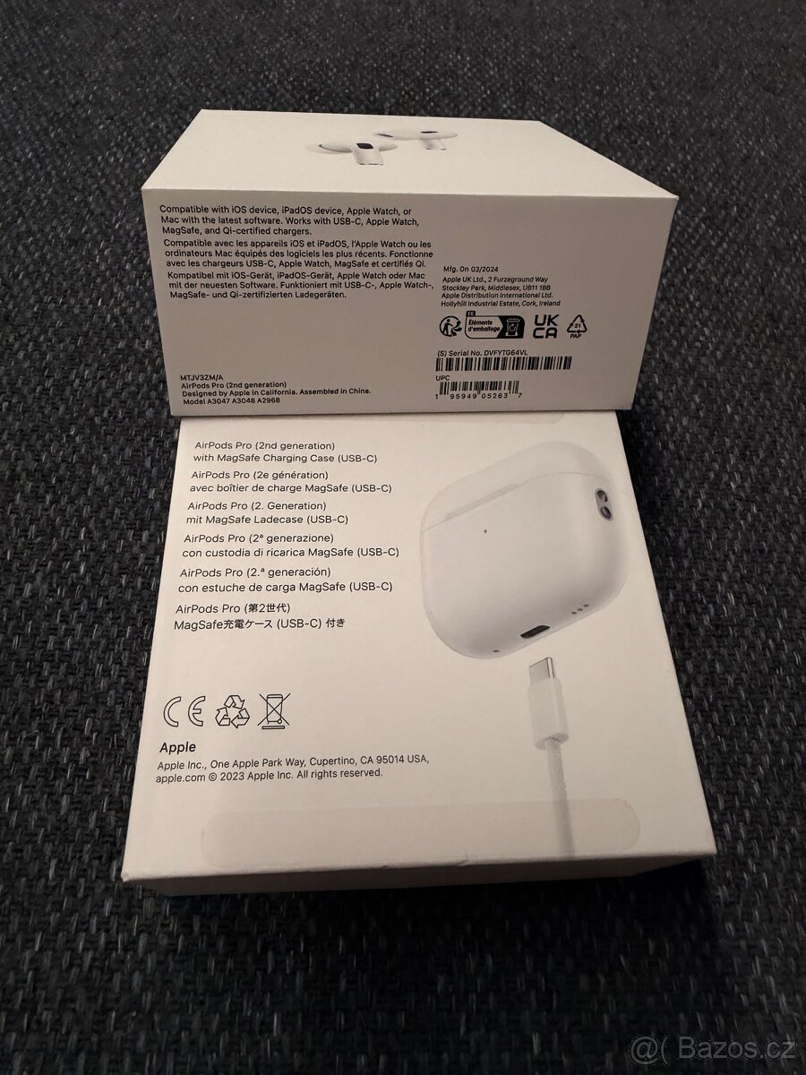 Sluchátka Apple AirPods PRO 2. generace rok 2024 - 3