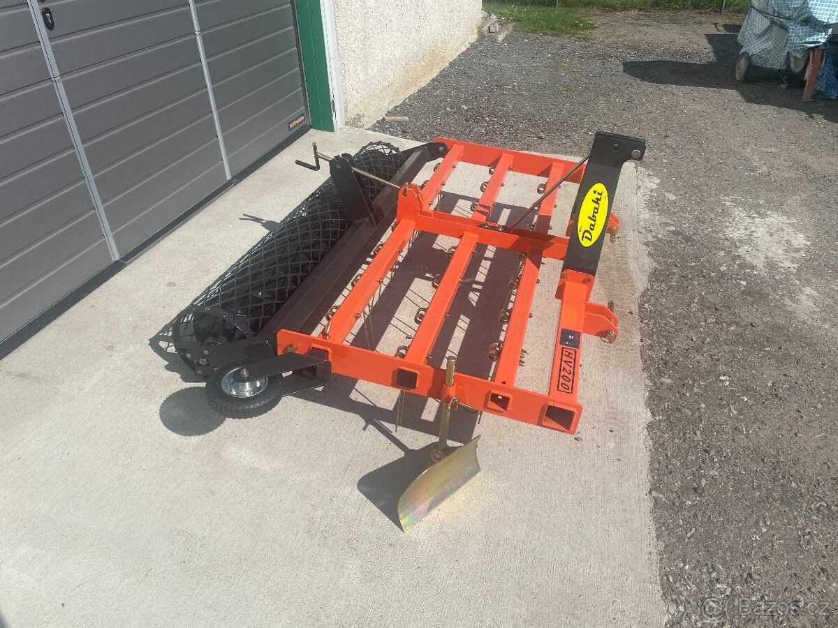 Planýrovač pro jízdárny HV 200 za traktor - s válcem - 3