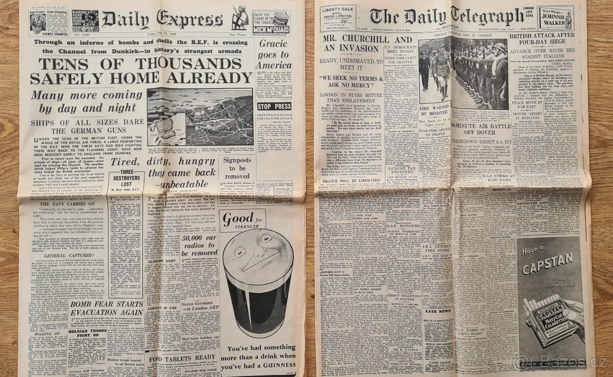 Historické anglické noviny - 3