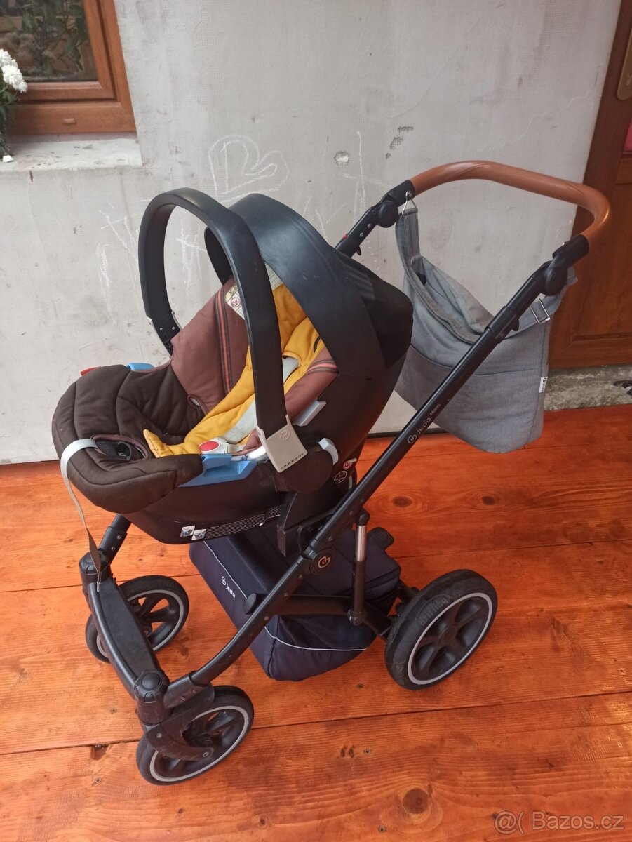 Kočárek dvojkombinace Jedo Tamel + vajíčko Cybex Aton se zak - 3