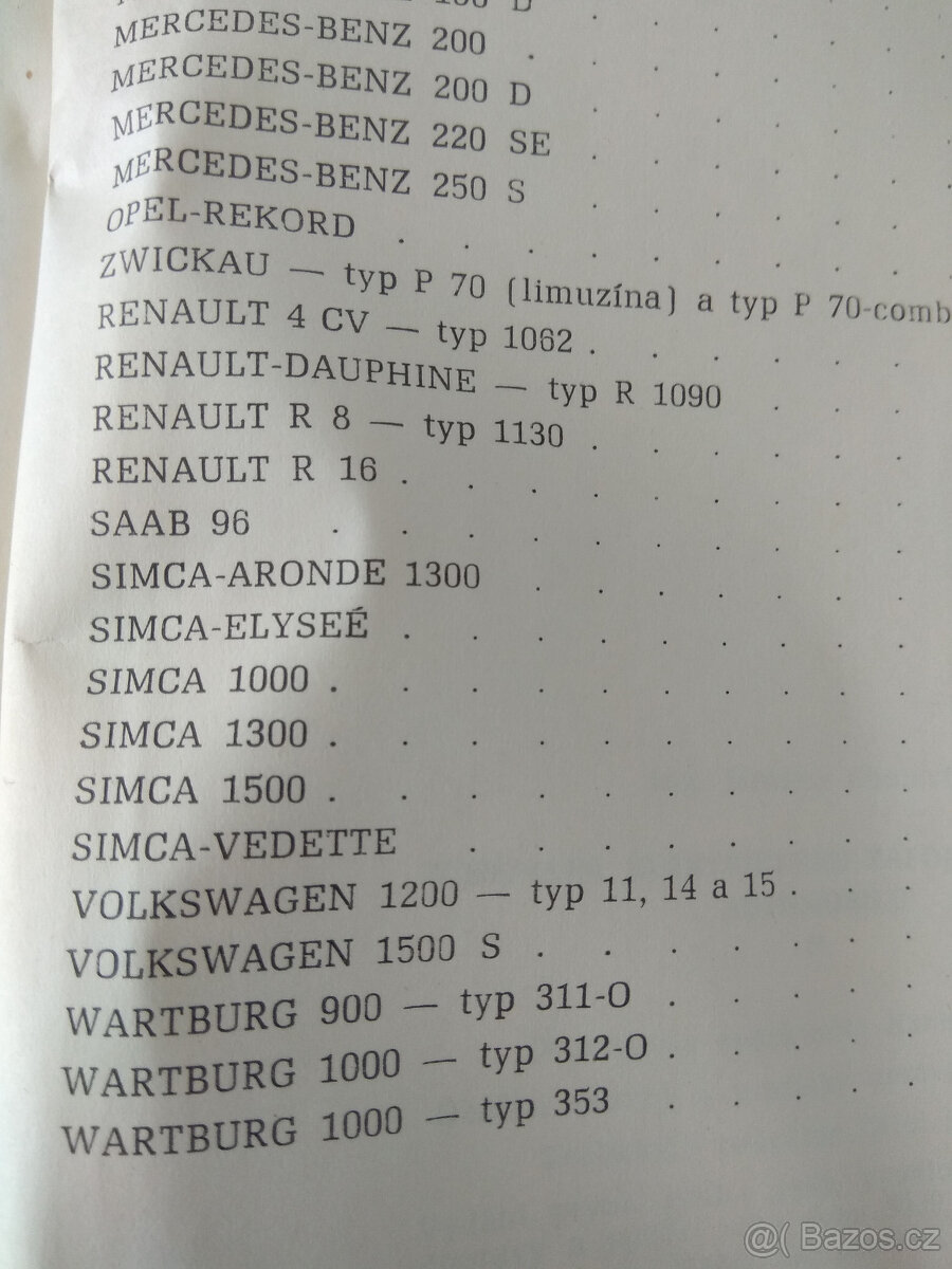 SCHEMATA ELEKTRICKÉHO. ZAP. OS. AUT. II., 1969 - 3