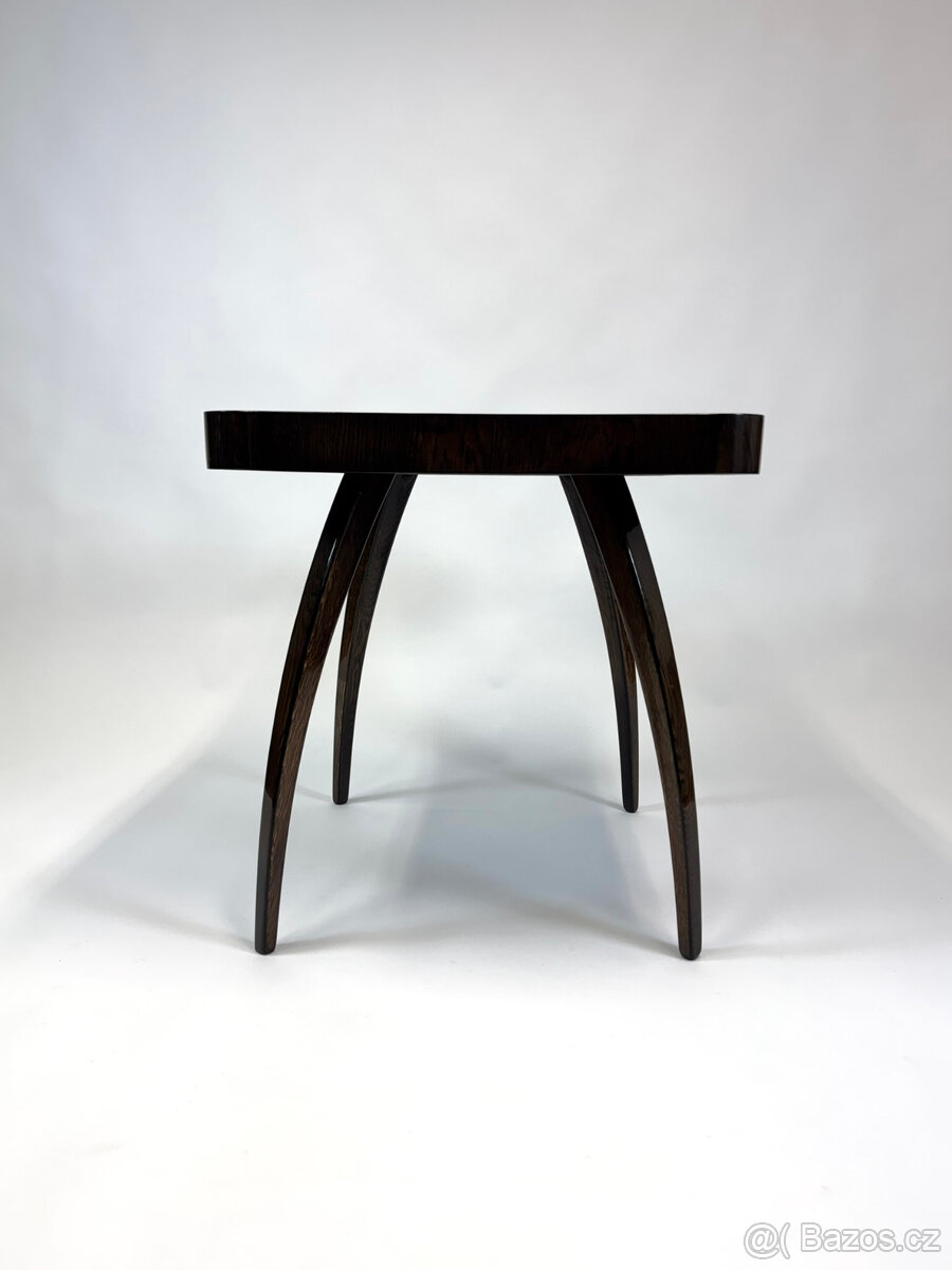 Konferenční stolek Halabala po renovaci - šelak - 3