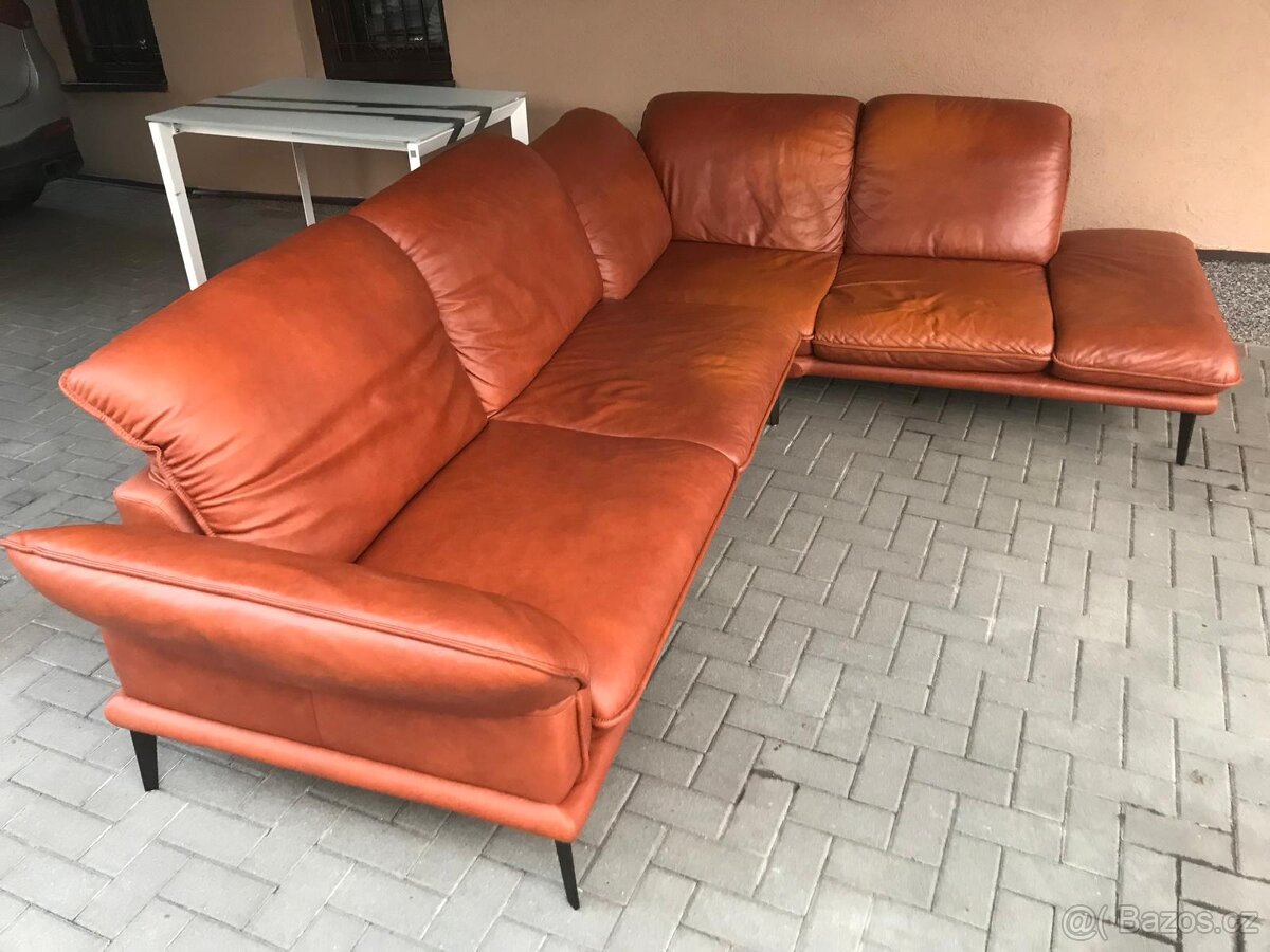 Kožena rohova sedačka Will Schilling - 3