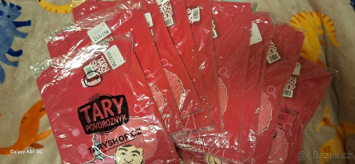 Prodám nové dětské Trička Tary Afro Pink - 3