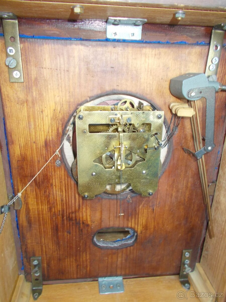 Rámové hodiny modré - 3