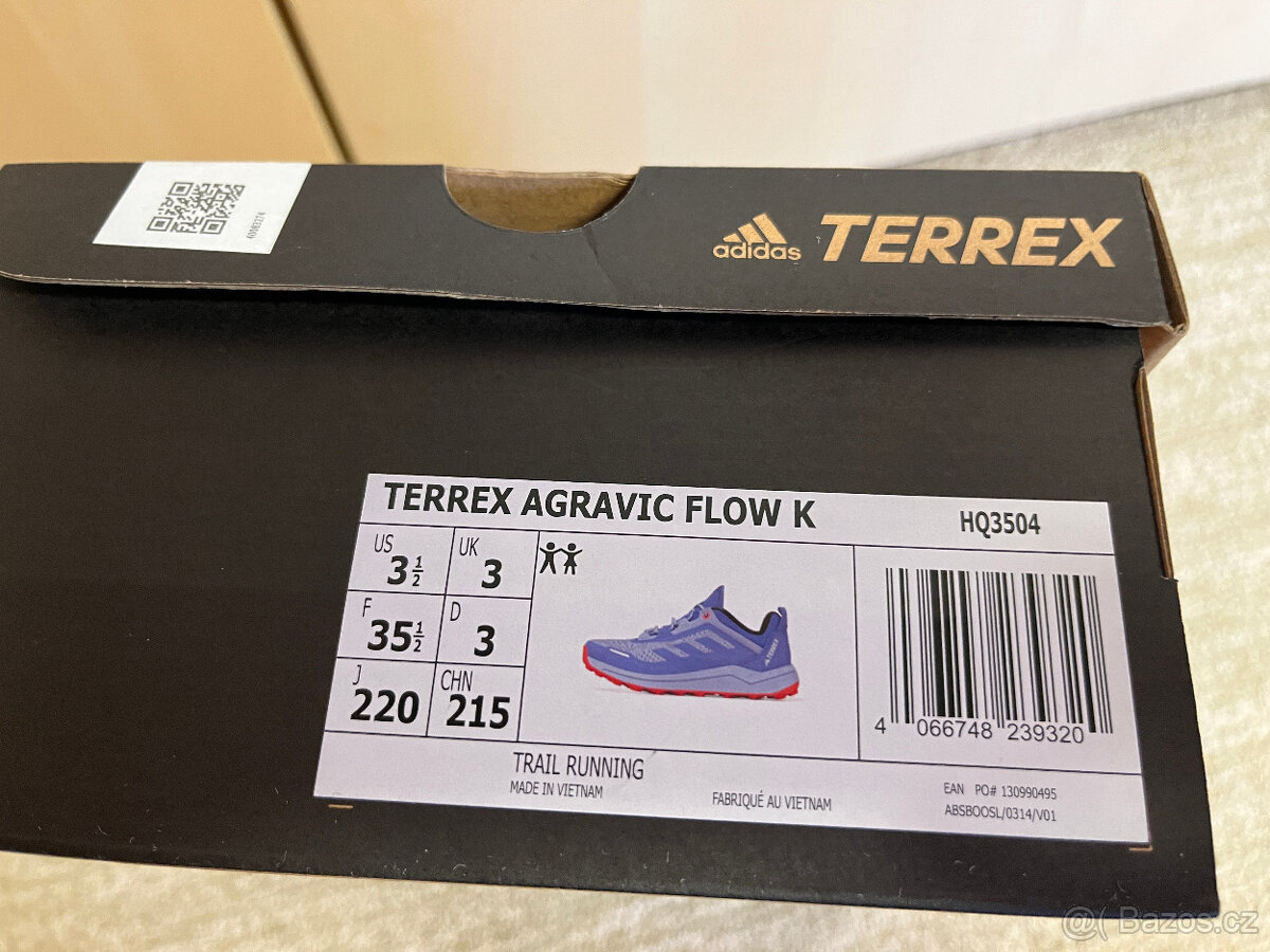 Trailové běžecké boty adidas terrex agravic flow vel.35,5 - 3