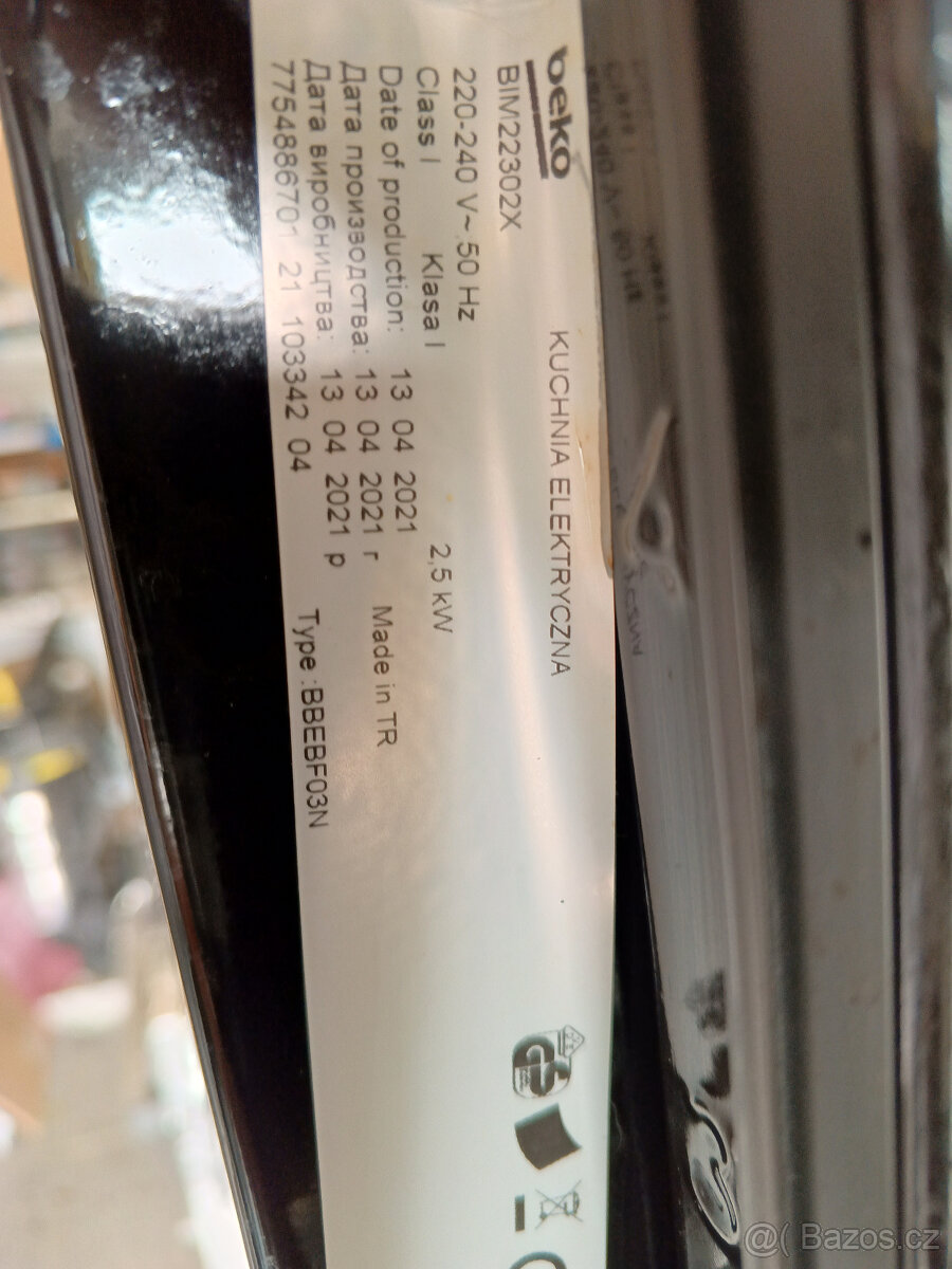 PRODÁM TROUBU BEKO22302X - 3