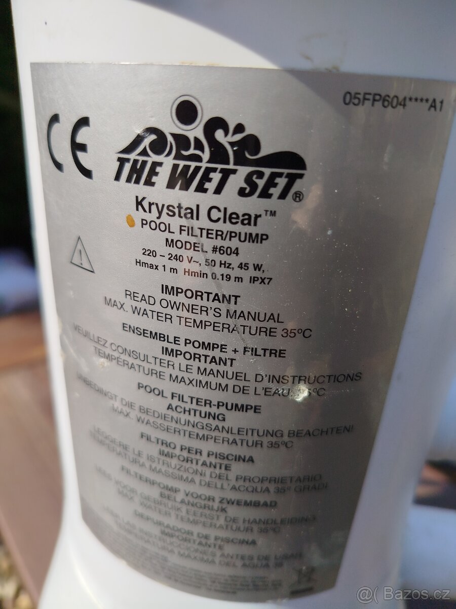 Bazénová filtrace - 3