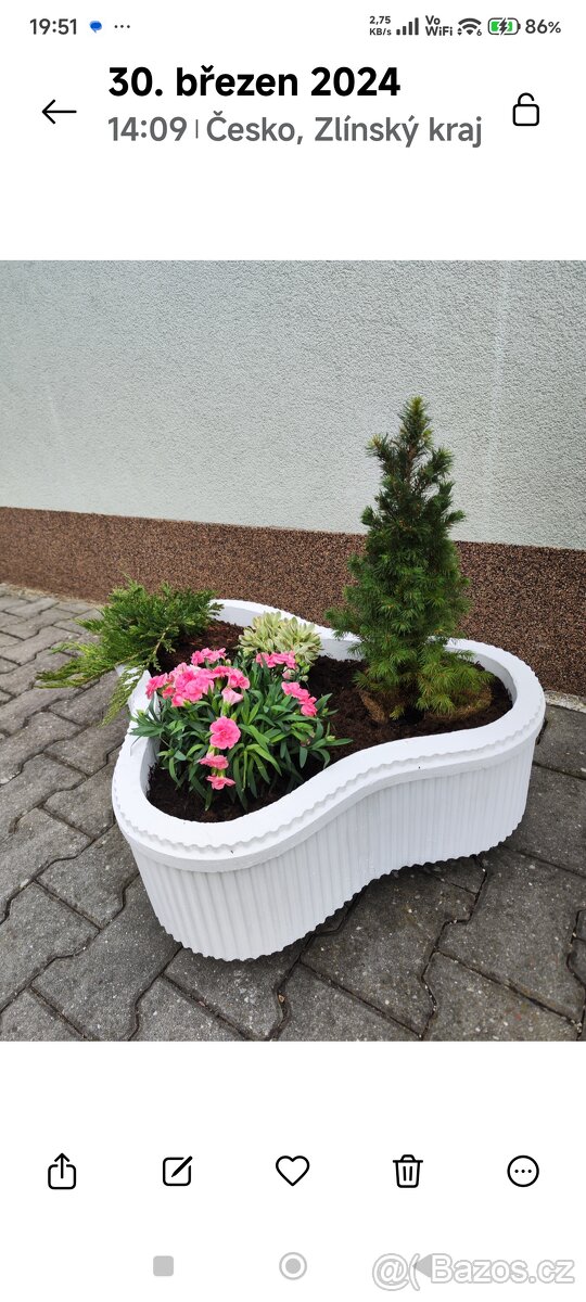 Betonové květináče - 3