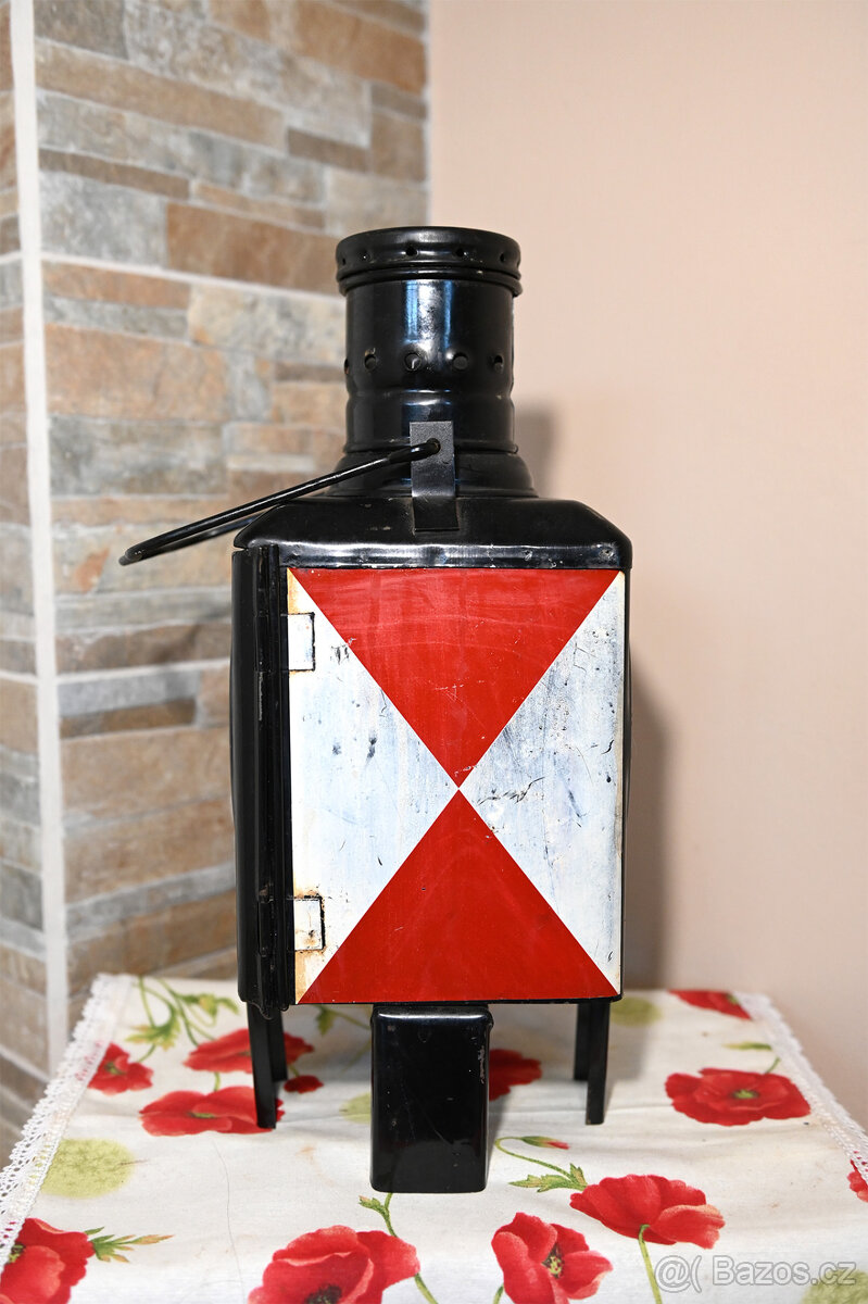 Drážní lucerna - lampa, 46 cm - 3