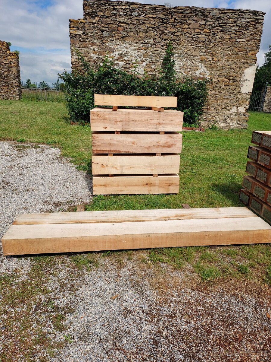 Dřevěné pražce bez impregnace-schody NOVÉ - 3