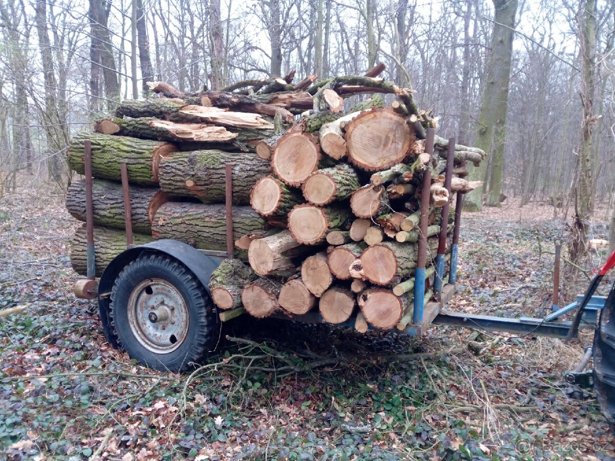 Vlek za traktor na dřevo - 3