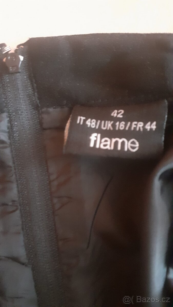 Černá společenská sukně s podšívkou,vel.42,zn.Tako Fashion - 3