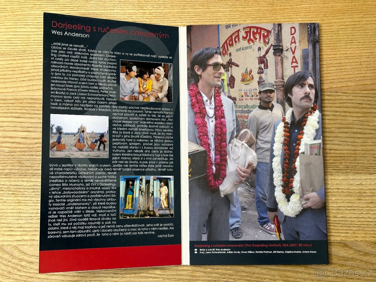 DVD Darjeeling s ručením omezeným, CZ dabing i titulky, TOP - 3
