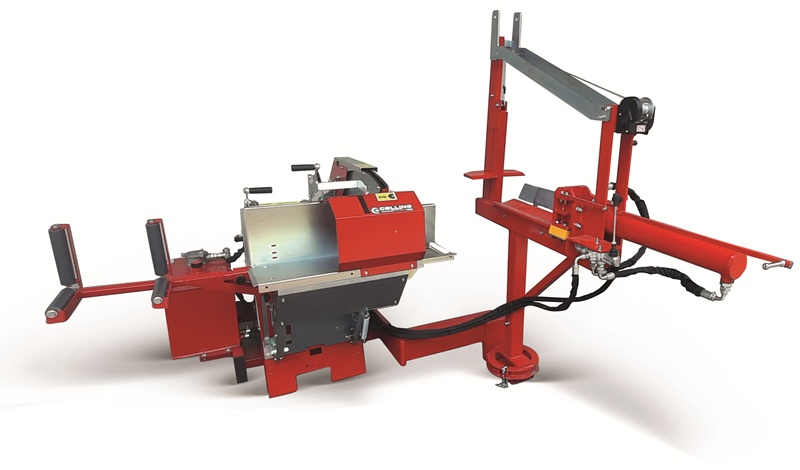 Pila se štípačkou za traktor - 3